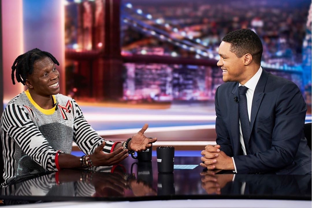 Trevor Noah Interviews Nelson Makamo On The Daily Show. 