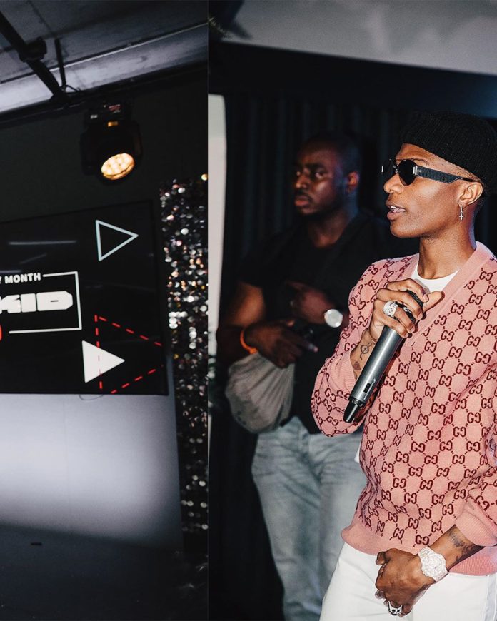 Wizkid entertains fans at Youtube Space in London