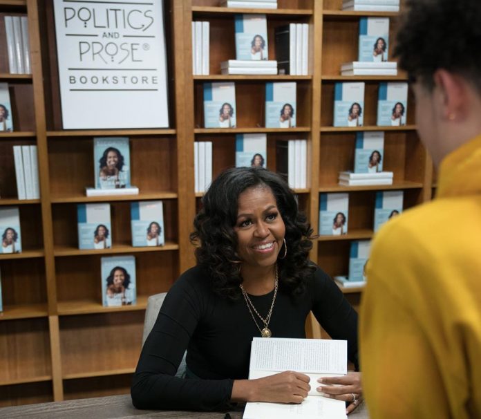 Michelle Obama Wins Grammy For 'Becoming' Audiobook Version