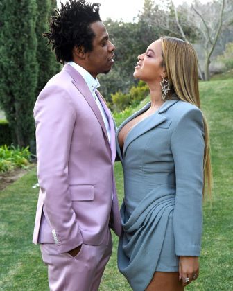 Jay Z and Beyoncé at Roc Nation Brunch